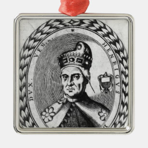 Enrico Dandolo Metal Ornament