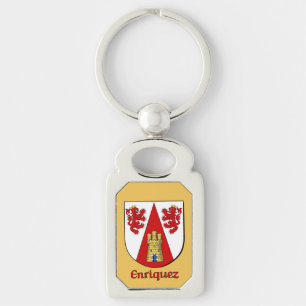 Enriquez Historical Shield Key Ring