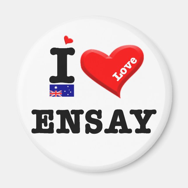 ENSAY - I Love Magnet (Front)