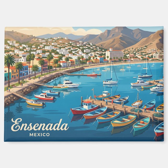 Ensenada Mexico Magnet (Front)