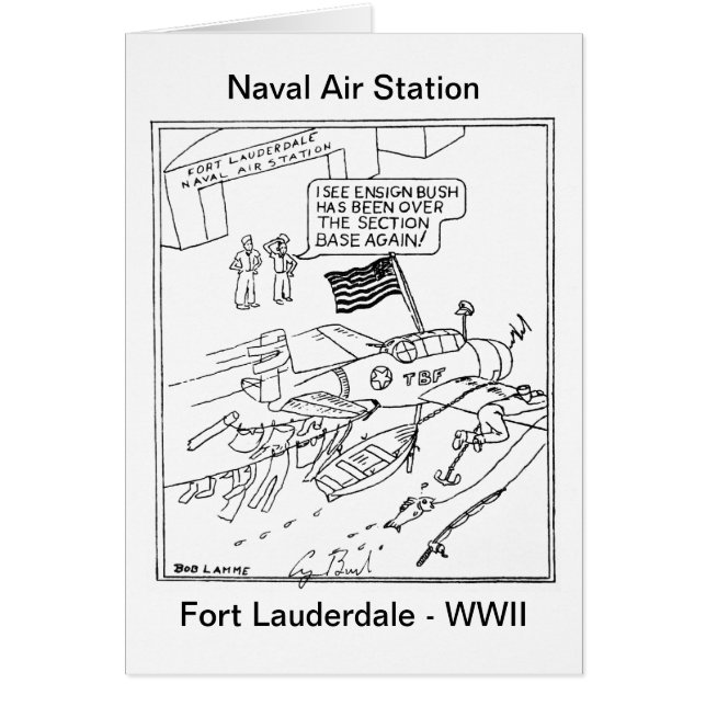 Ensign Bush Cartoon (Front)