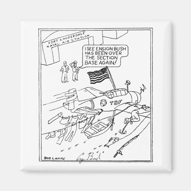 Ensign Bush Magnet (Front)