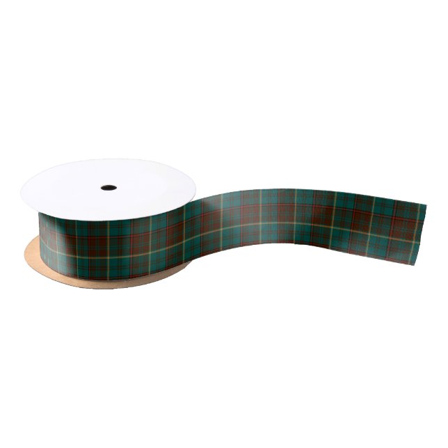 Ensign of Ontario Canada Tartan Satin Ribbon (Spool)