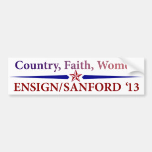 Ensign Sanford 2013 Bumper Sticker