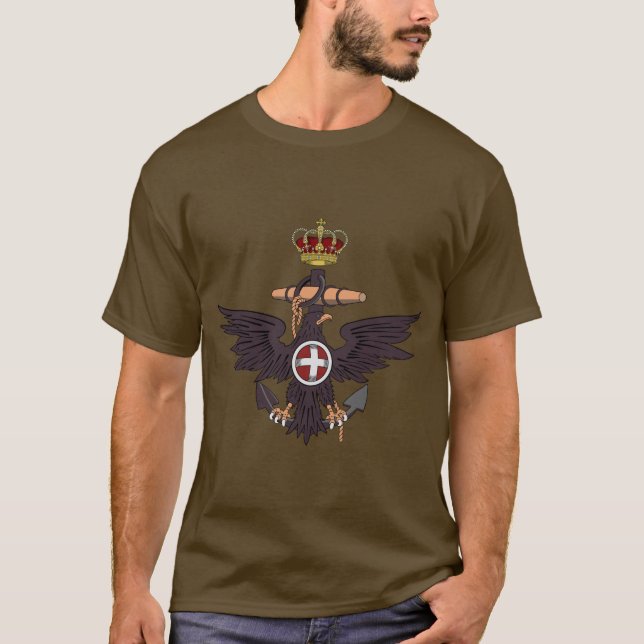 Ensign the Regia Marina, Italy T-Shirt (Front)
