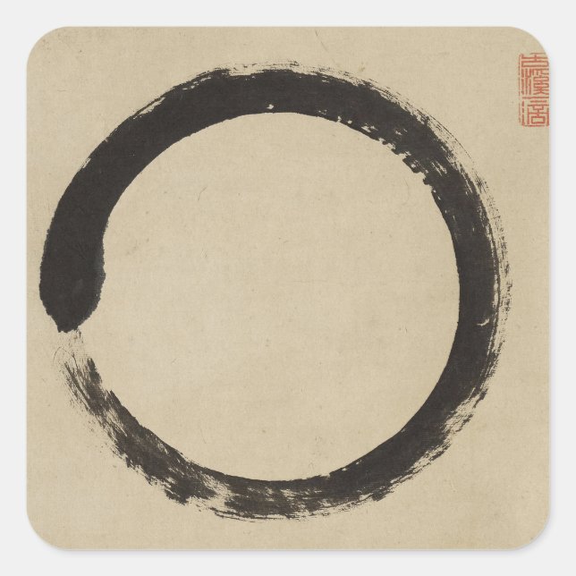 Enso by Taido Shufu Square Sticker (Front)