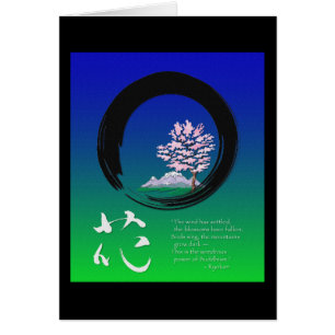Enso circle and Zen wisdom by Ryokan