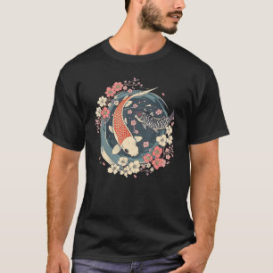 Enso circle Koi Fish Pond T-Shirt