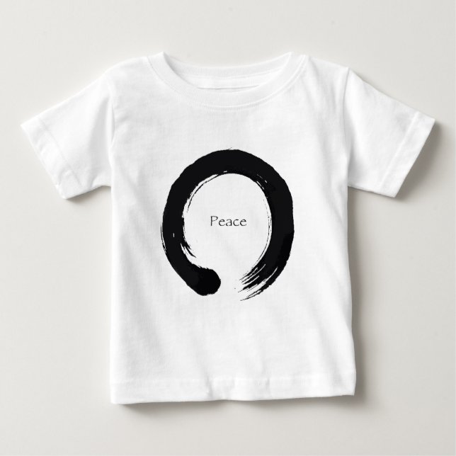 Enso Symbol of Infinity - Peace Baby T-Shirt (Front)