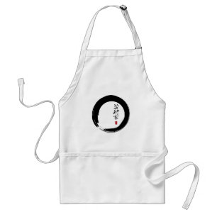 Enso with Japanese for "Artist" Standard Apron