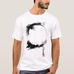 Enso Zen Buddhism Circle Meditation Yoga T-Shirt
