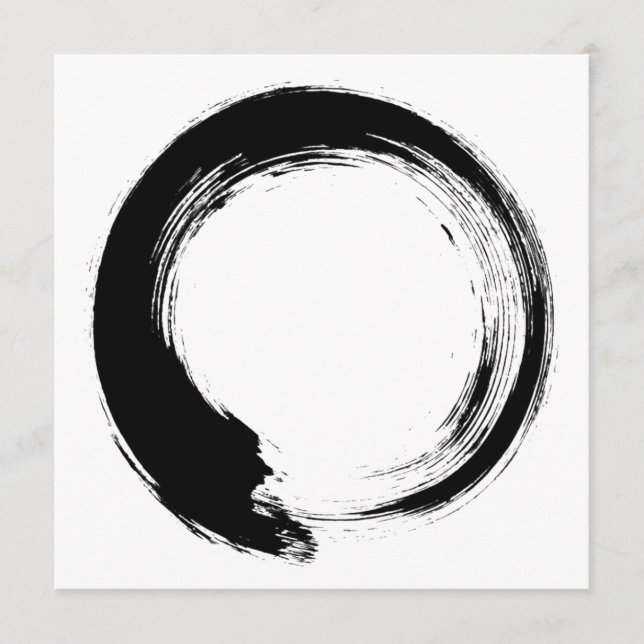 Enso Zen Circle Advice Card (Front)
