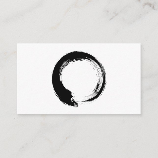 Enso Zen Circle Advice Card (Front)