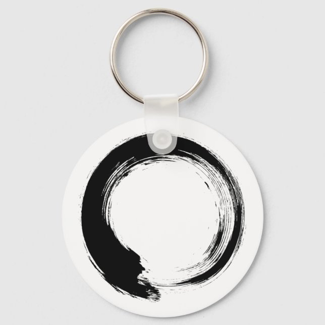 Enso Zen Circle Key Ring (Front)