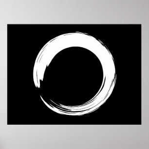 Enso Zen Circle Poster