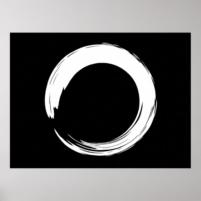 Enso Zen Circle Poster (Front)
