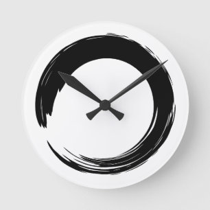 Enso Zen Circle Round Clock