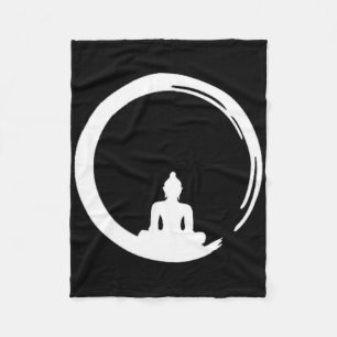 Enso, Zen, Circle, Symbol Buddhism Buddha Meditati Fleece Blanket