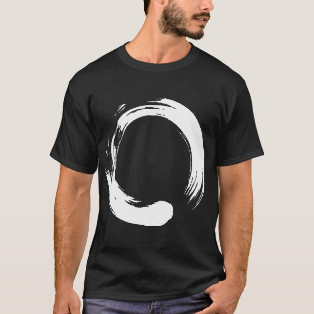 Enso Zen circle symbol Buddhism Buddha Yoga  (2) T-Shirt (Front)