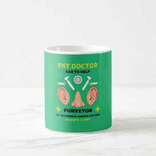 ENT Doctor Gift - Funny Ear Doctor - Ears Coffee Mug