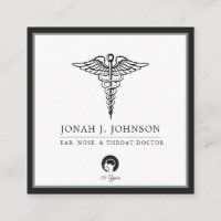 ENT Dr. Minimalist Black | Grey Border