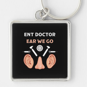 ENT Otolaryngology Otorhinolaryngologist    Key Ring