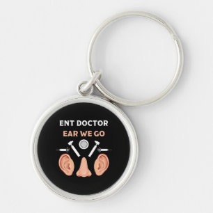ENT Otolaryngology Otorhinolaryngologist Key Ring
