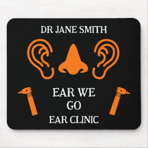ENT Otolaryngology Otorhinolaryngologist Mouse Pad