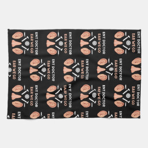 ENT Otolaryngology Otorhinolaryngologist Tea Towel