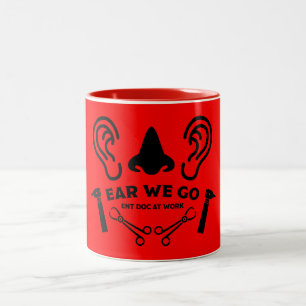ENT Otolaryngology Otorhinolaryngologist    Two-Tone Coffee Mug
