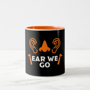 ENT Otolaryngology Otorhinolaryngologist Two-Tone Coffee Mug