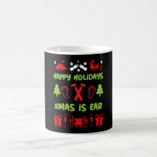 ENT Otolaryngology Otorhinolaryngologist Xmas  Coffee Mug