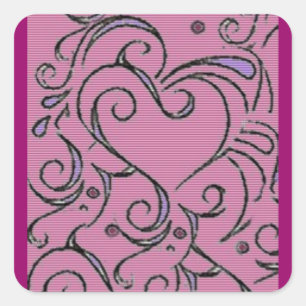 Entangled Heart Sticker