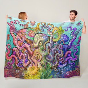 Entanglement Fleece Blanket