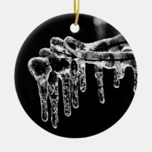 enter icy winter ceramic tree decoration