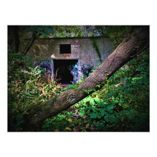 "Enter If You’re CrAzY Enough" Photo Print