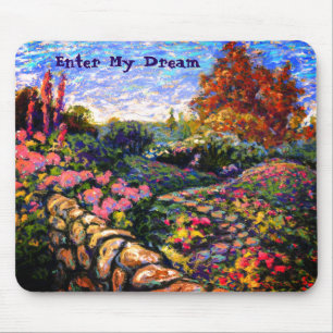 Enter My Dream of Omniseasonal Garden Mouse Pad