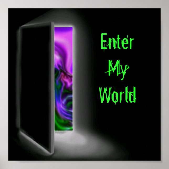 Enter My World Poster (Front)
