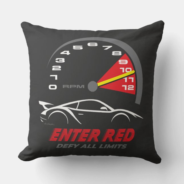 Enter Red: Defy All Limits  Cushion (Front)