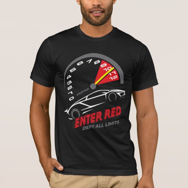 “Enter Red” (Style 2)  T-Shirt (Front)