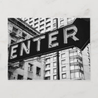 Enter Sign Typographic Image Word Text Art