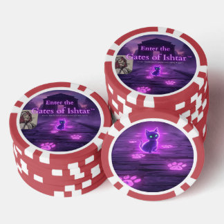 Enter the Gates of Ishtar playing cards Poker Chips