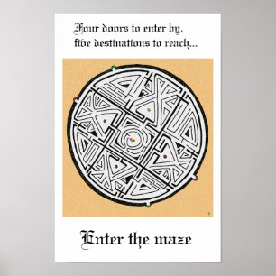 Enter the maze poster