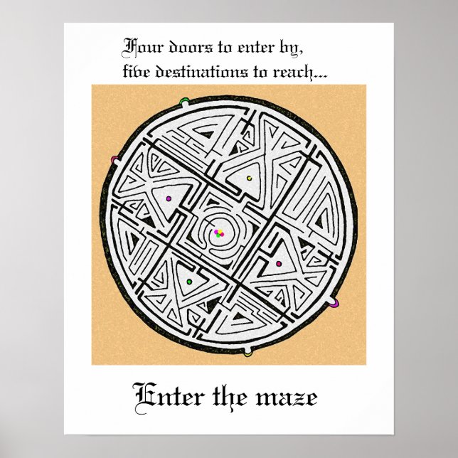Enter the maze poster (Front)