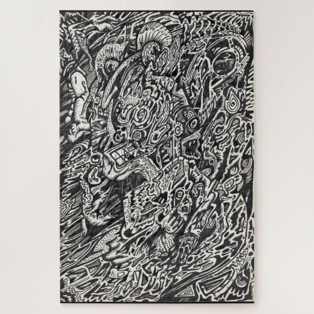 Enter, The Microdot Man  Jigsaw Puzzle (Vertical)