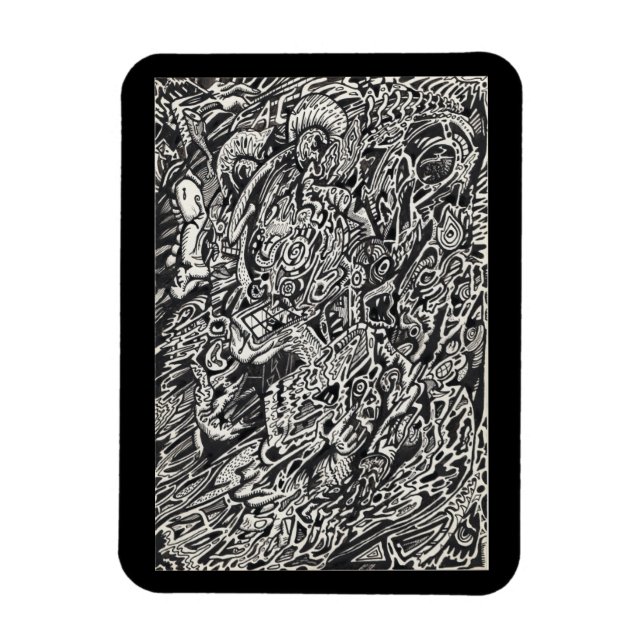 Enter, The Microdot Man Magnet (Vertical)