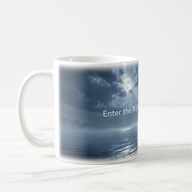 Enter the Night Haunted Manor Mug (Left)