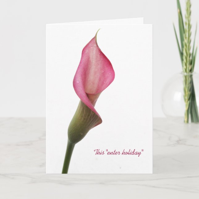 Enter your own holiday card! card (Front)