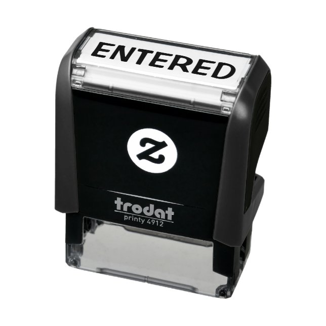 ENTERED Business Self-inking Stamp (Product)