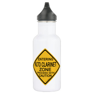 Entering Alto Clarinet Zone 532 Ml Water Bottle